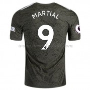 Billige Manchester United 2020-21 Anthony Martial 9 Fotballdrakter Bortedraktsett Kortermet..
